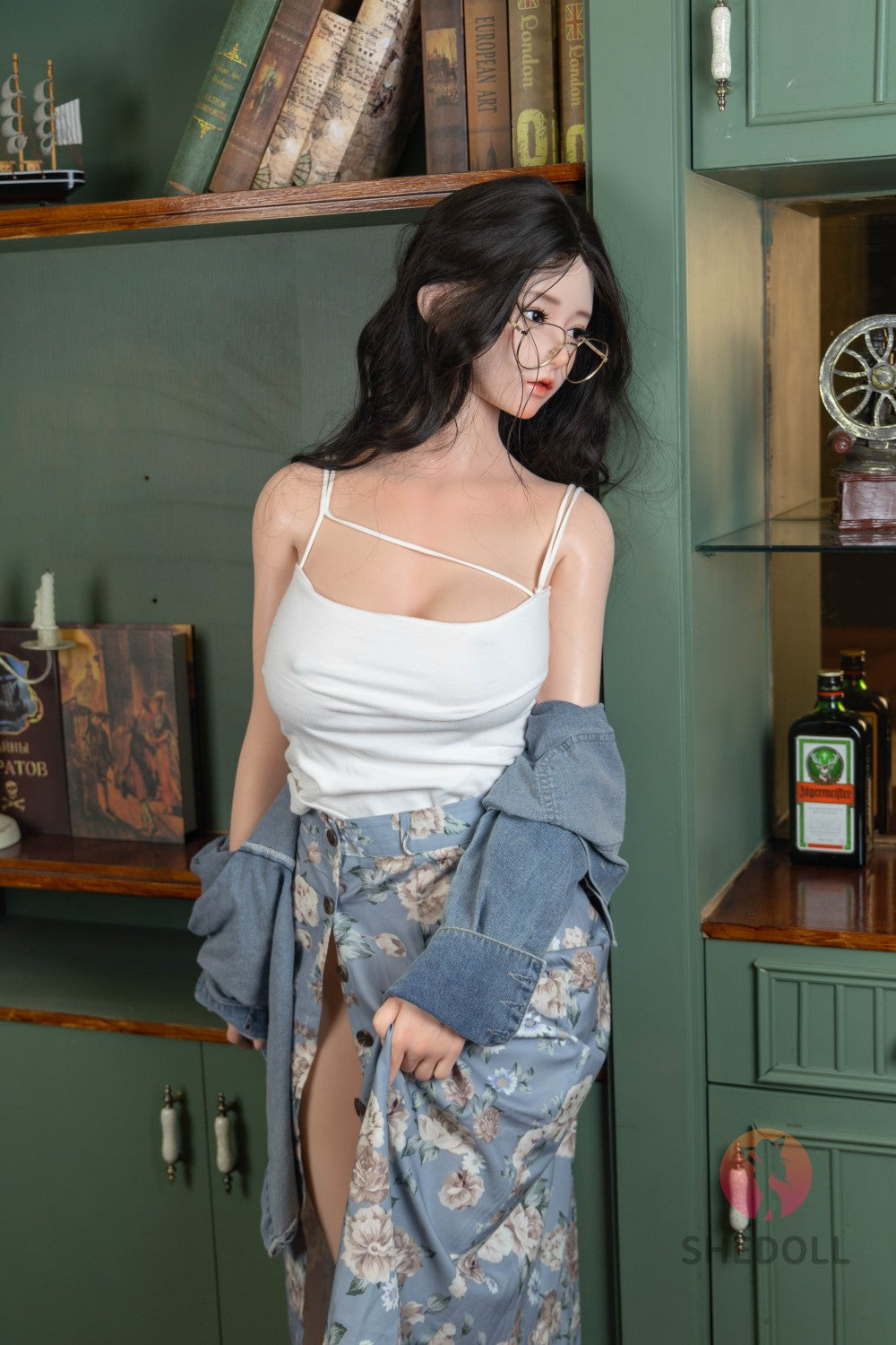 Jasmin poupée sexuelle (SHEDOLL 165 cm (E-Cup #SH102 2.0 Silicone)