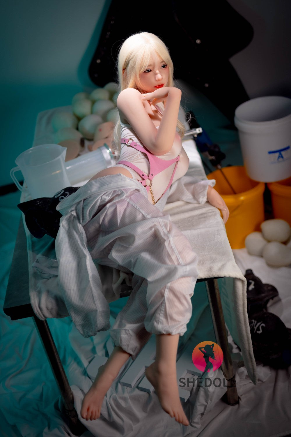 Charlène poupée sexuelle (SHEDOLL Bonnet C 158 cm #SH130 2.0 TPE+Silicone)