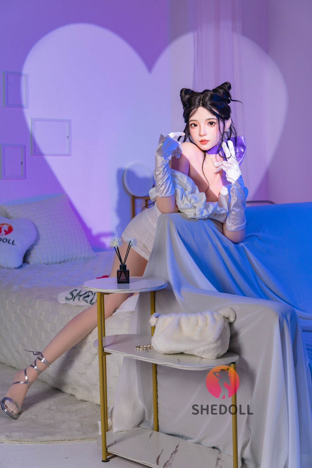 Rose poupée sexuelle (SHEDOLL Bonnet D 168 cm #SH138 2.0 TPE+Silicone)