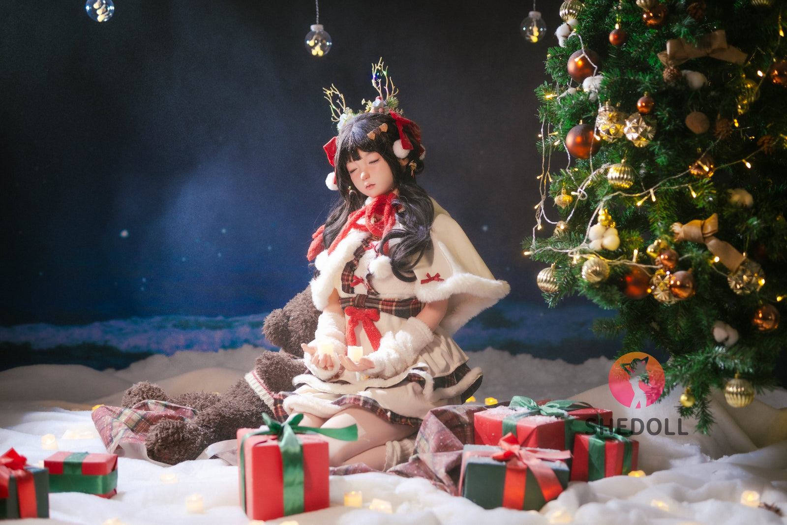 Belle au bois dormant poupée sexuelle (SHEDOLL Bonnet D 148 cm #SH153 Silicone)