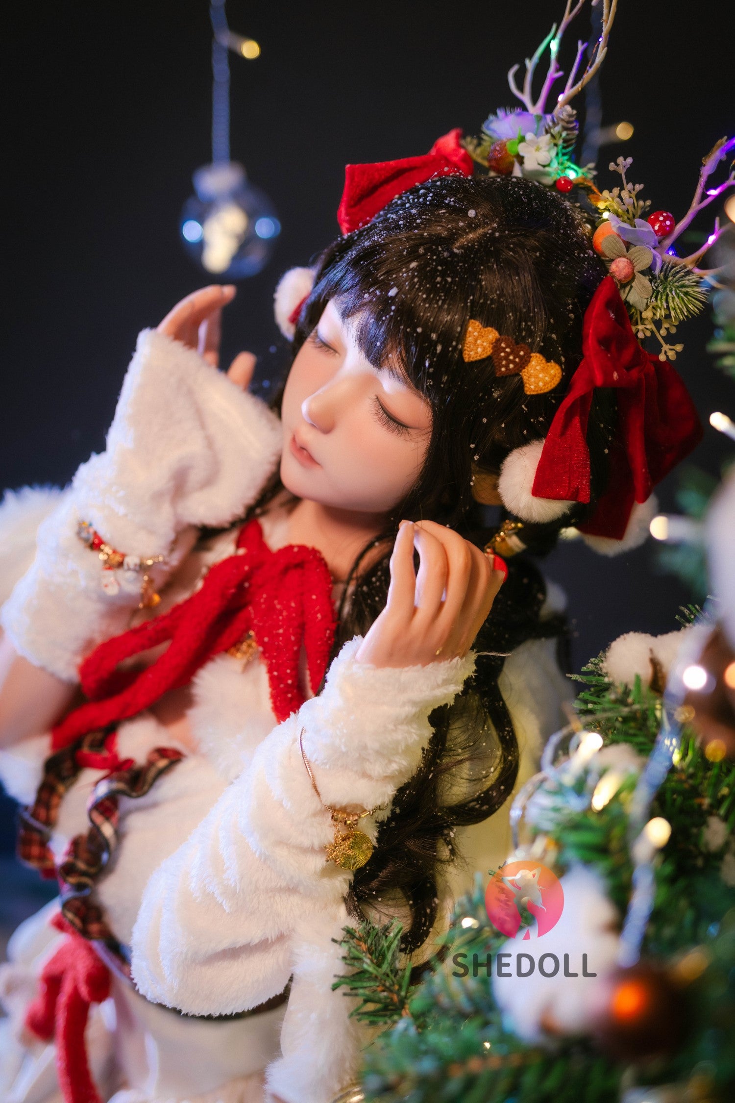 Belle au bois dormant poupée sexuelle (SHEDOLL Bonnet D 148 cm #SH153 Silicone)