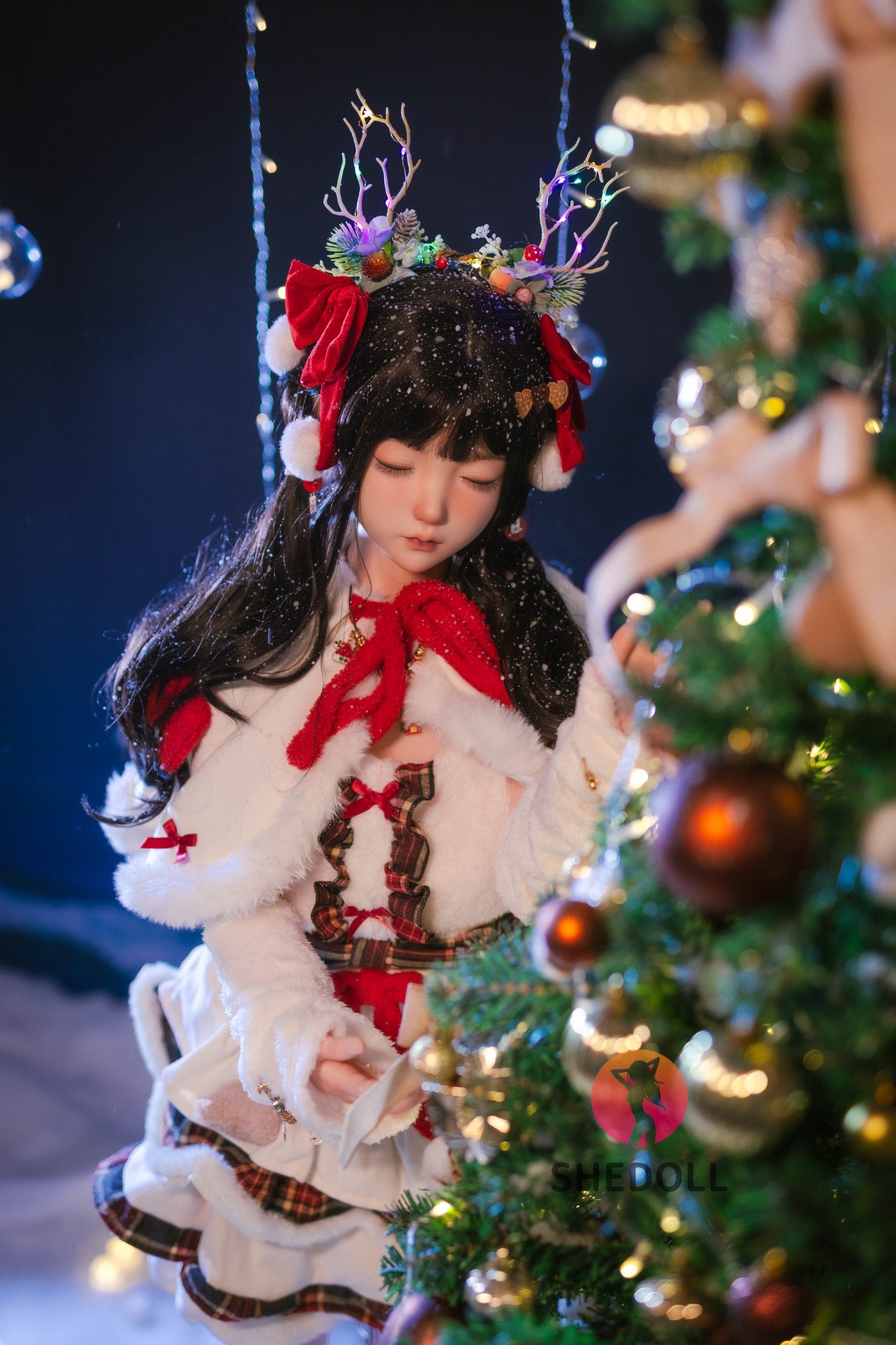 Belle au bois dormant poupée sexuelle (SHEDOLL Bonnet D 148 cm #SH153 Silicone)