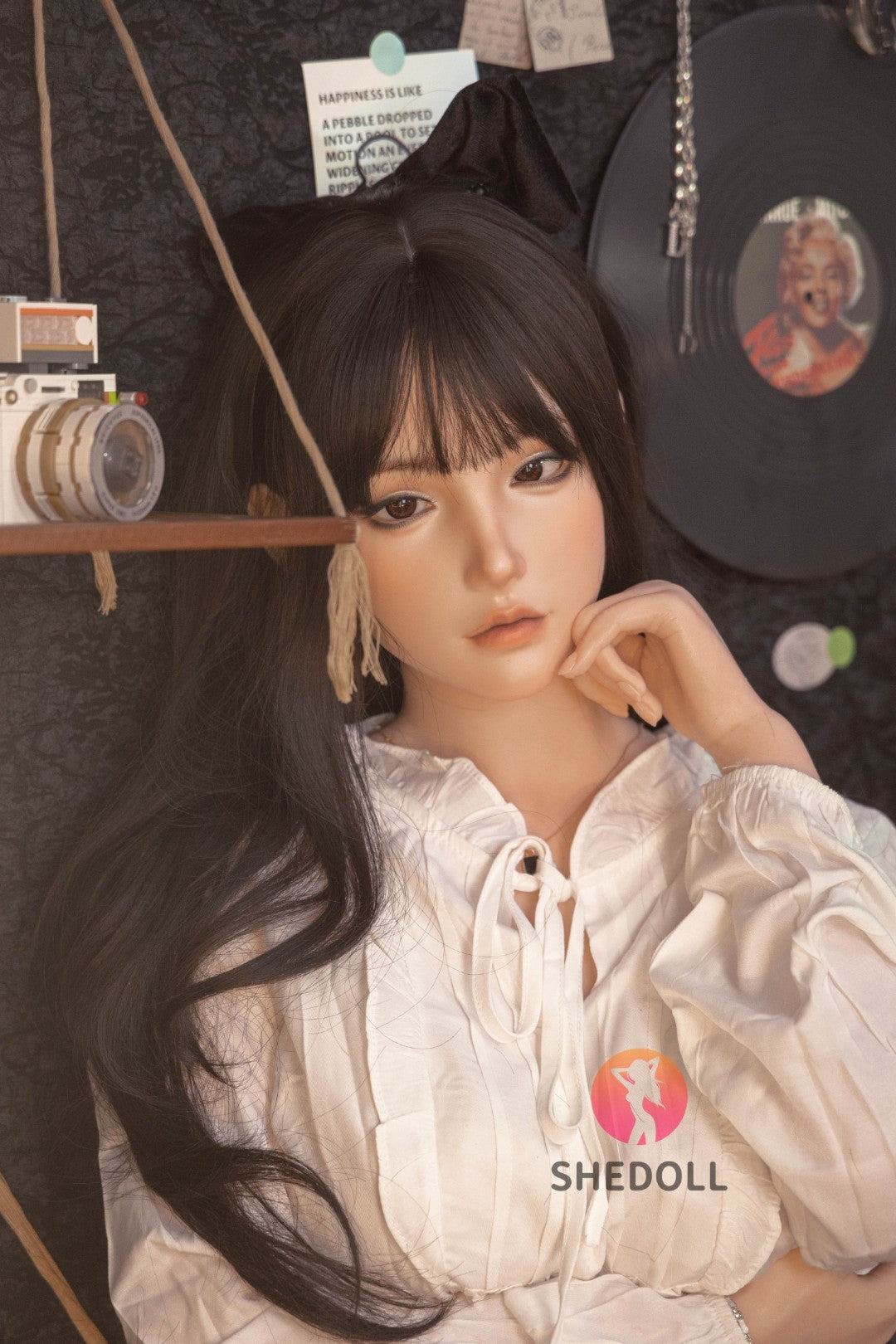 Vêpres poupée sexuelle (SHEDOLL Bonnet C 158 cm #SH155 Silicone)