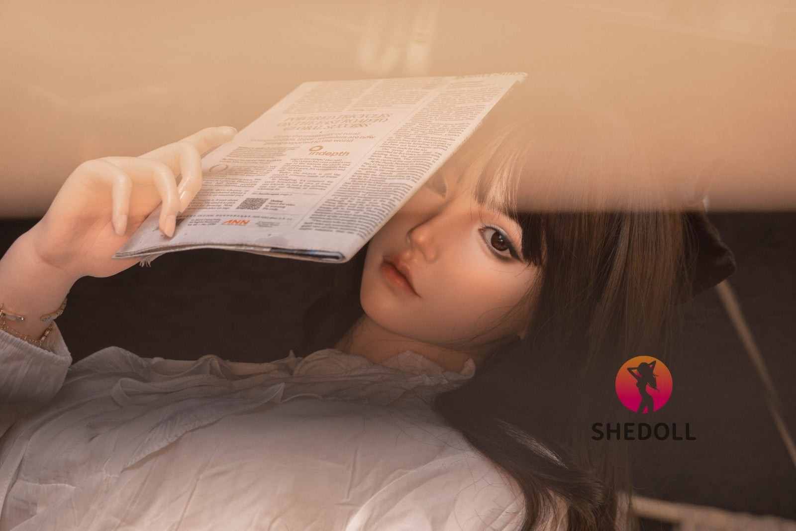 Vêpres poupée sexuelle (SHEDOLL Bonnet C 158 cm #SH155 Silicone)