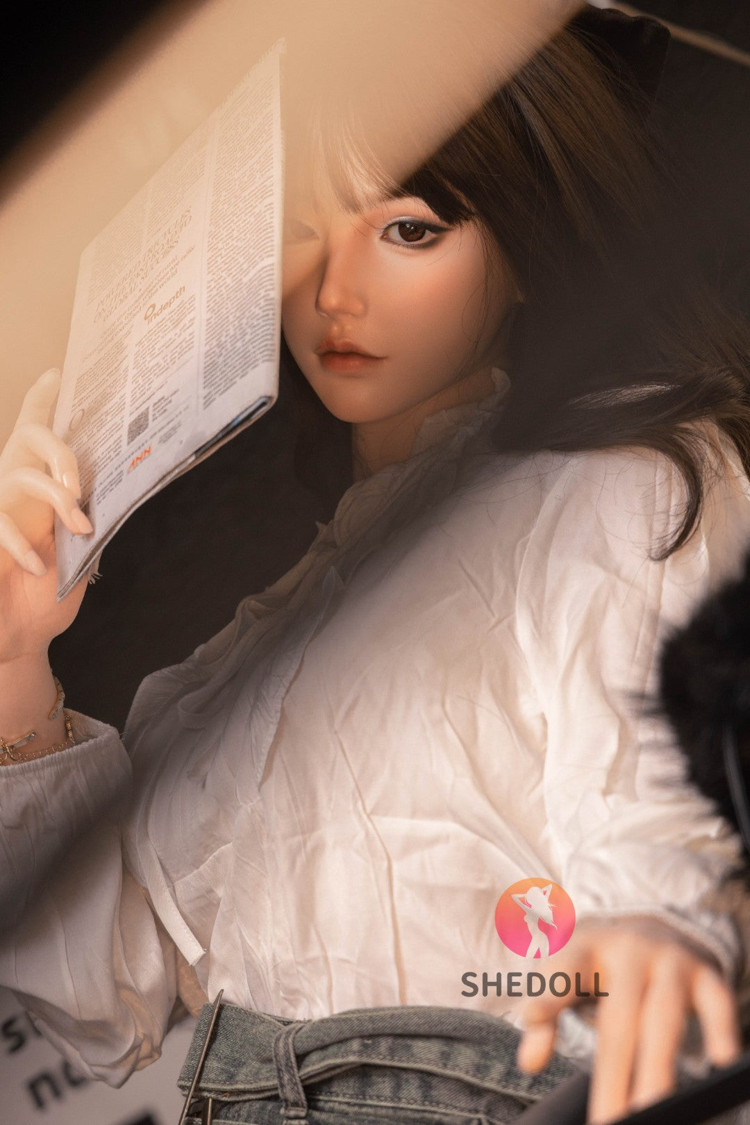 Vêpres poupée sexuelle (SHEDOLL Bonnet C 158 cm #SH155 Silicone)