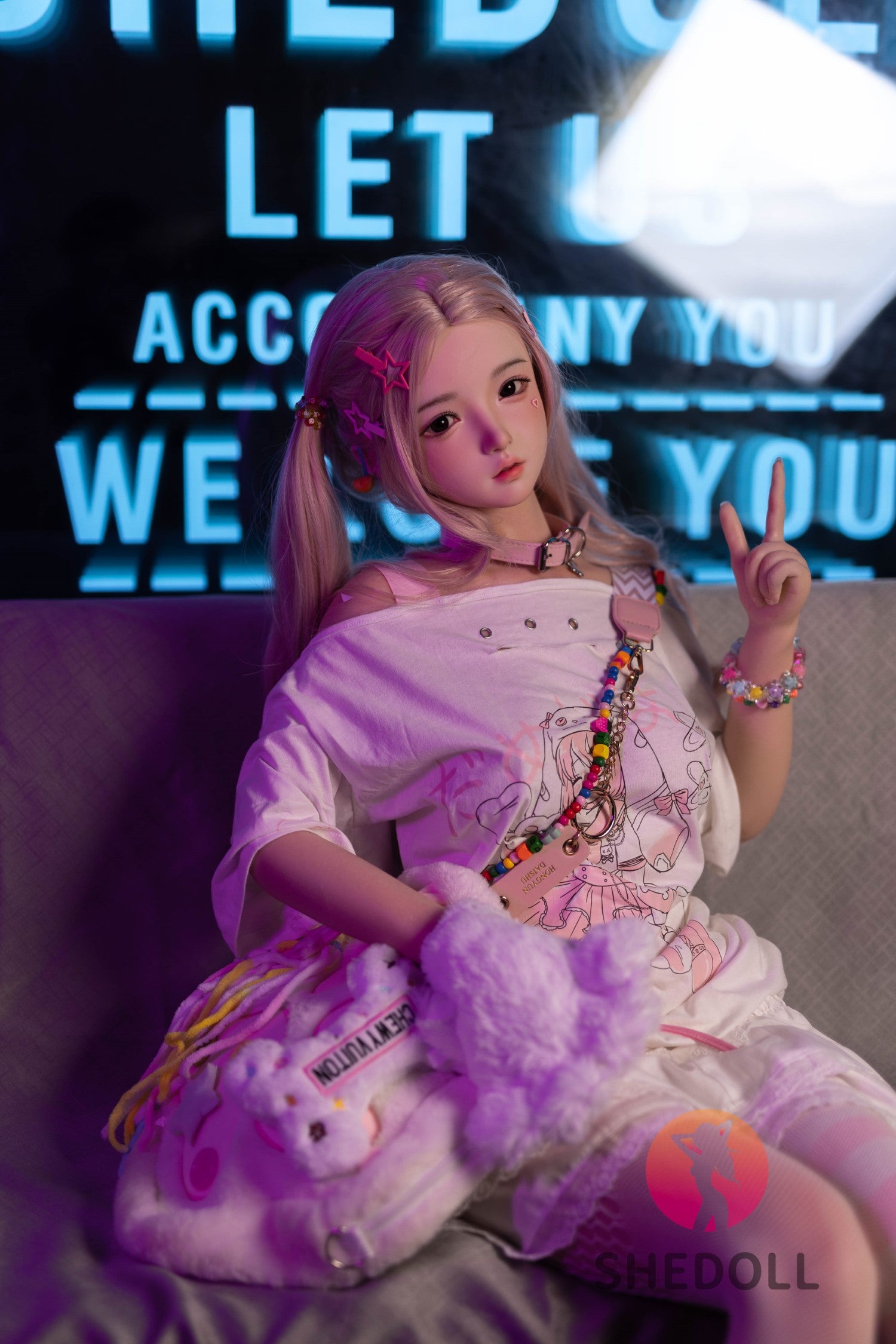 Cécé poupée sexuelle (SHEDOLL Bonnet D 148 cm #SH157 Silicone)