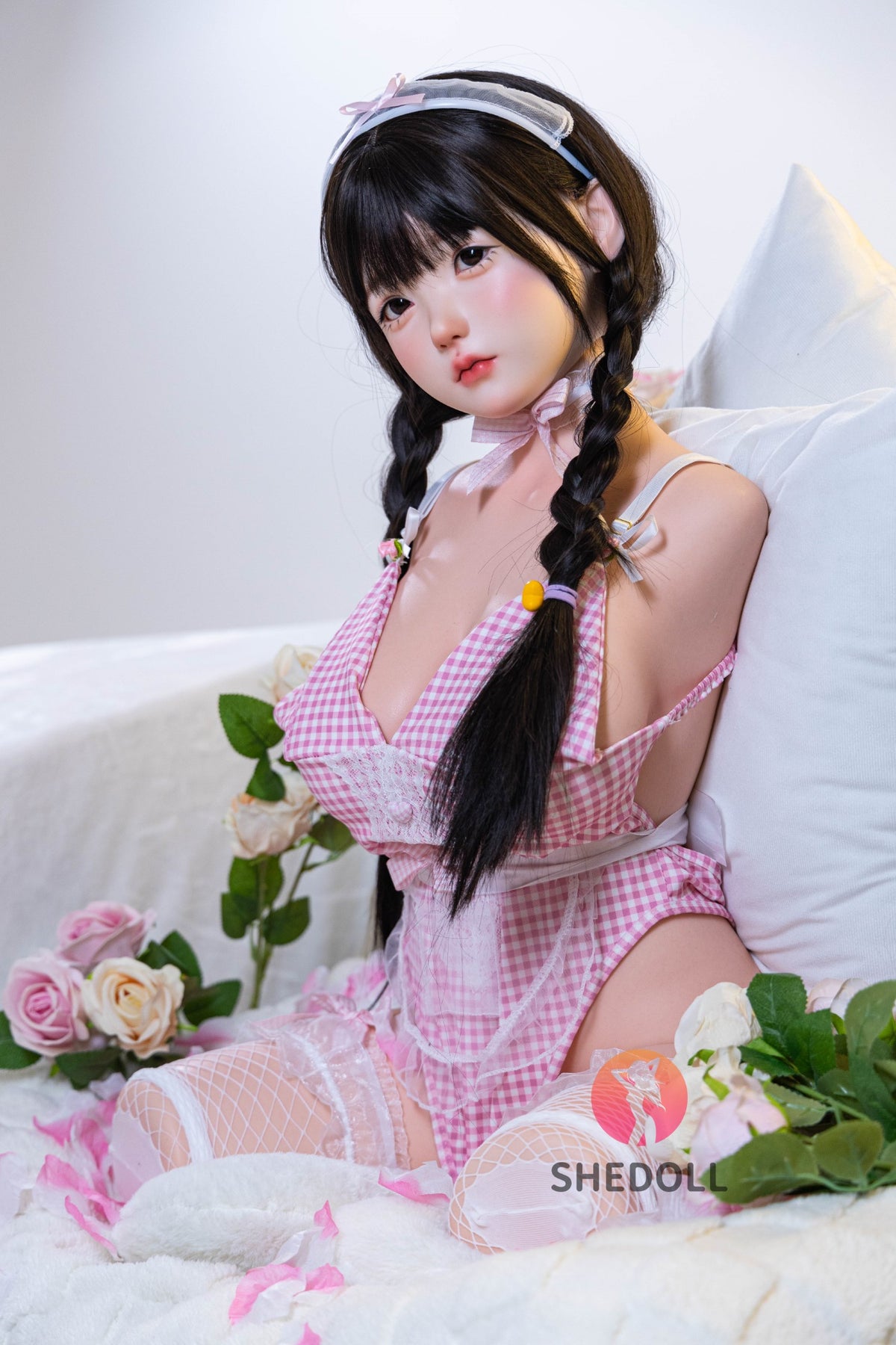 Torse poupée sexuelle (SHEDOLL Bonnet D 70 cm #SH162 Silicone)