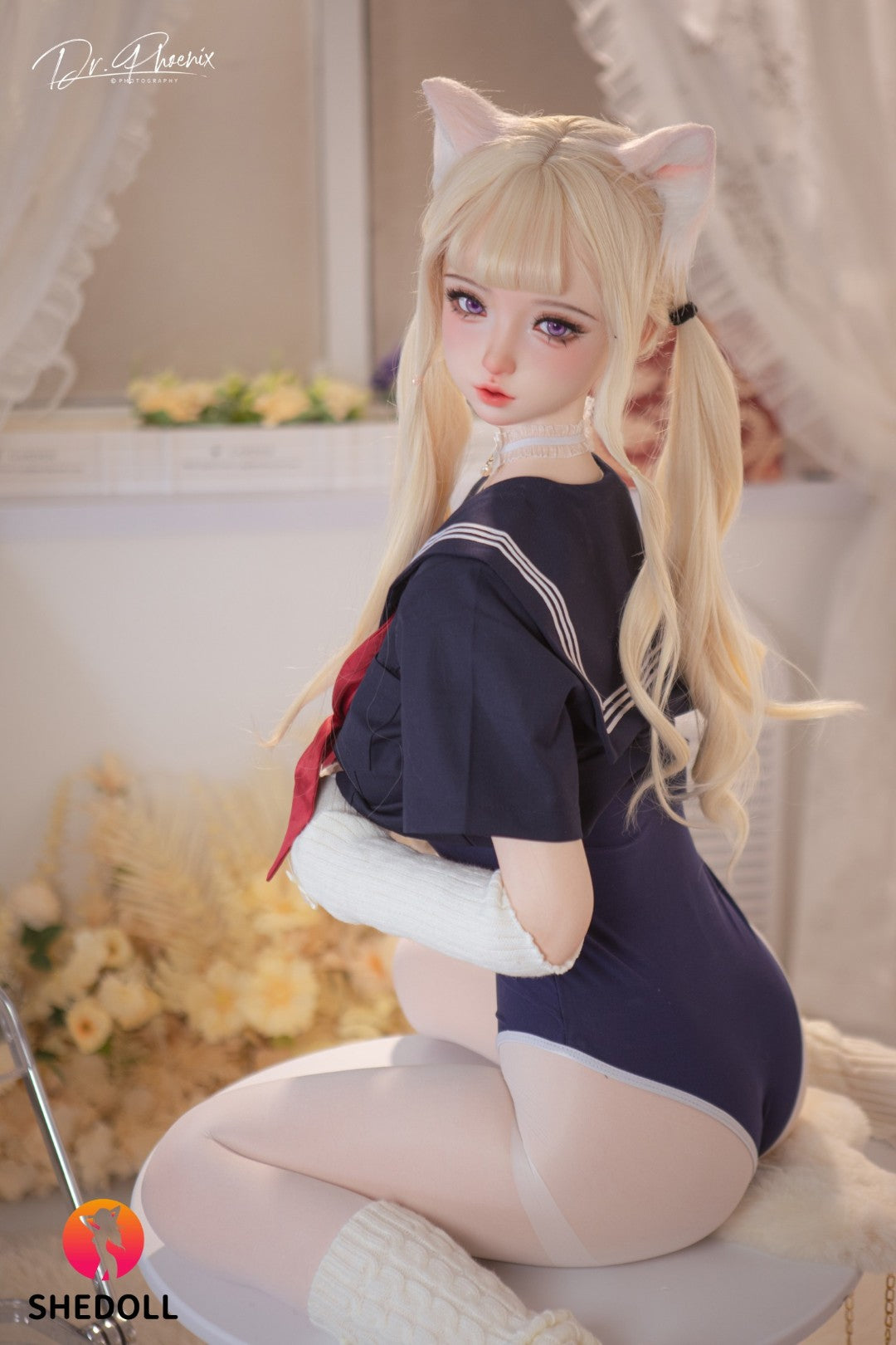 Cécé poupée sexuelle (SHEDOLL Bonnet D 148 cm #SH166 2.0 Silicone)