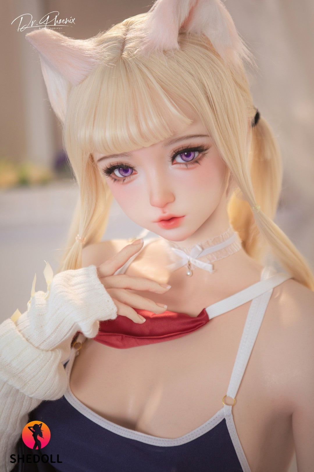 Cécé poupée sexuelle (SHEDOLL Bonnet D 148 cm #SH166 2.0 Silicone)