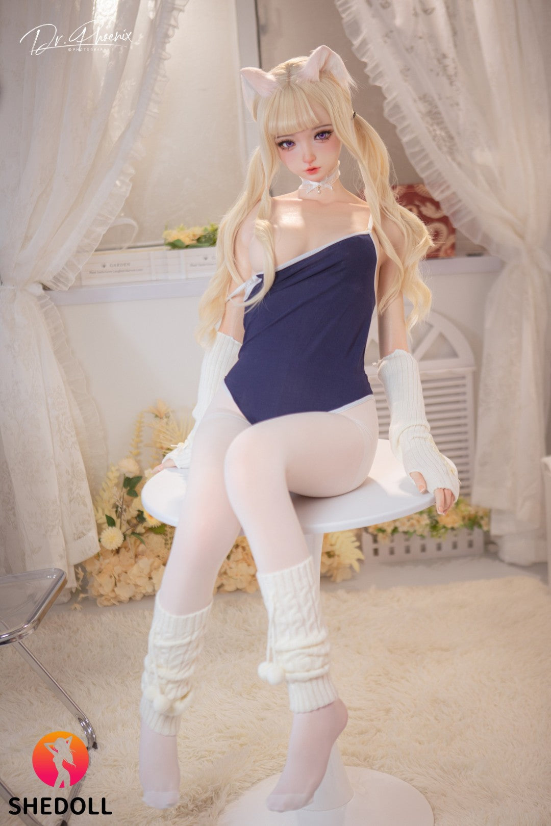 Cécé poupée sexuelle (SHEDOLL Bonnet D 148 cm #SH166 2.0 Silicone)