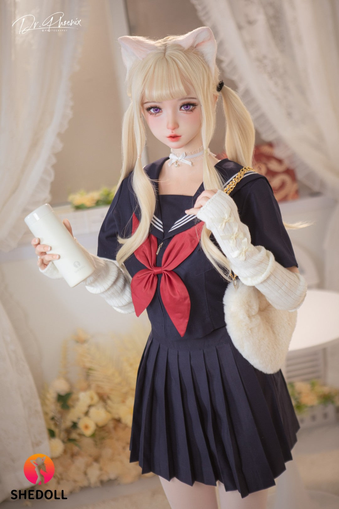 Cécé poupée sexuelle (SHEDOLL Bonnet D 148 cm #SH166 2.0 Silicone)