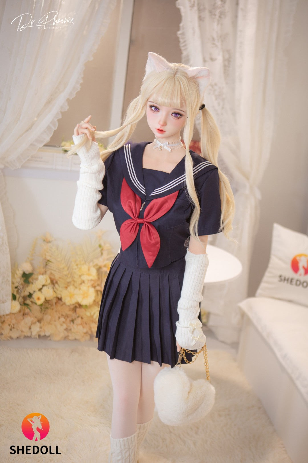 Cécé poupée sexuelle (SHEDOLL Bonnet D 148 cm #SH166 2.0 Silicone)