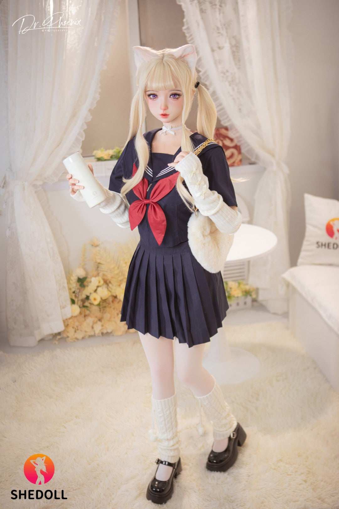 Cécé poupée sexuelle (SHEDOLL Bonnet D 148 cm #SH166 2.0 Silicone)