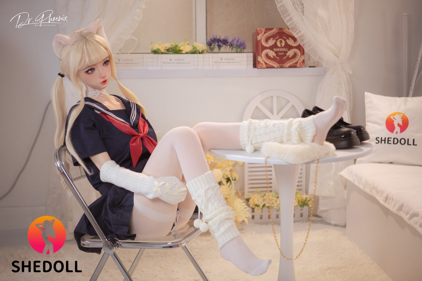 Cécé poupée sexuelle (SHEDOLL Bonnet D 148 cm #SH166 2.0 Silicone)