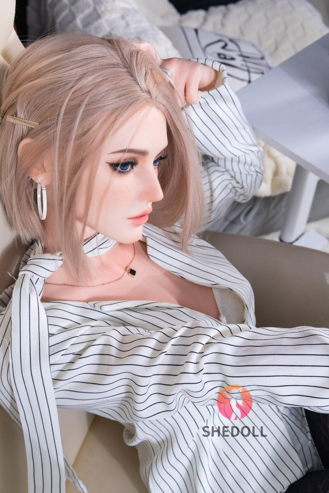 Talia poupée sexuelle (SHEDOLL 168cm D-Kupa # SH171 Silicone)