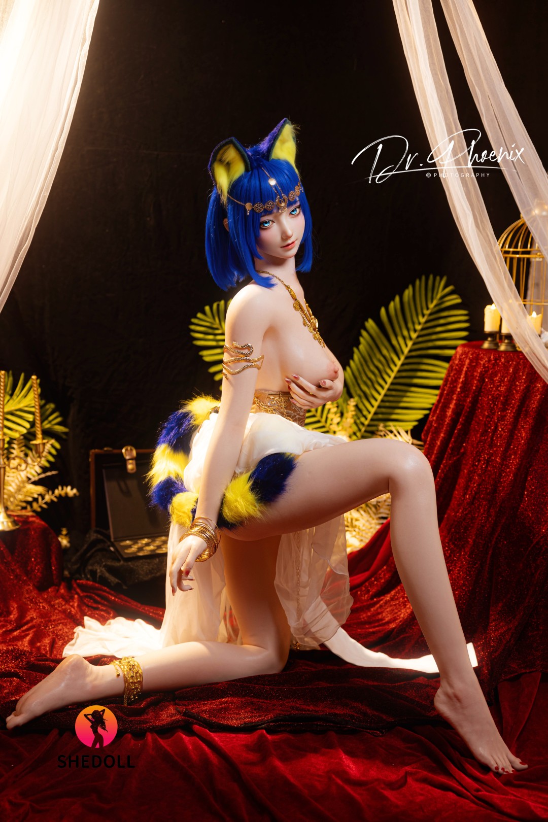 Ankha poupée sexuelle (SHEDOLL 168cm D-Cup # SH192 2.0 Silicone)