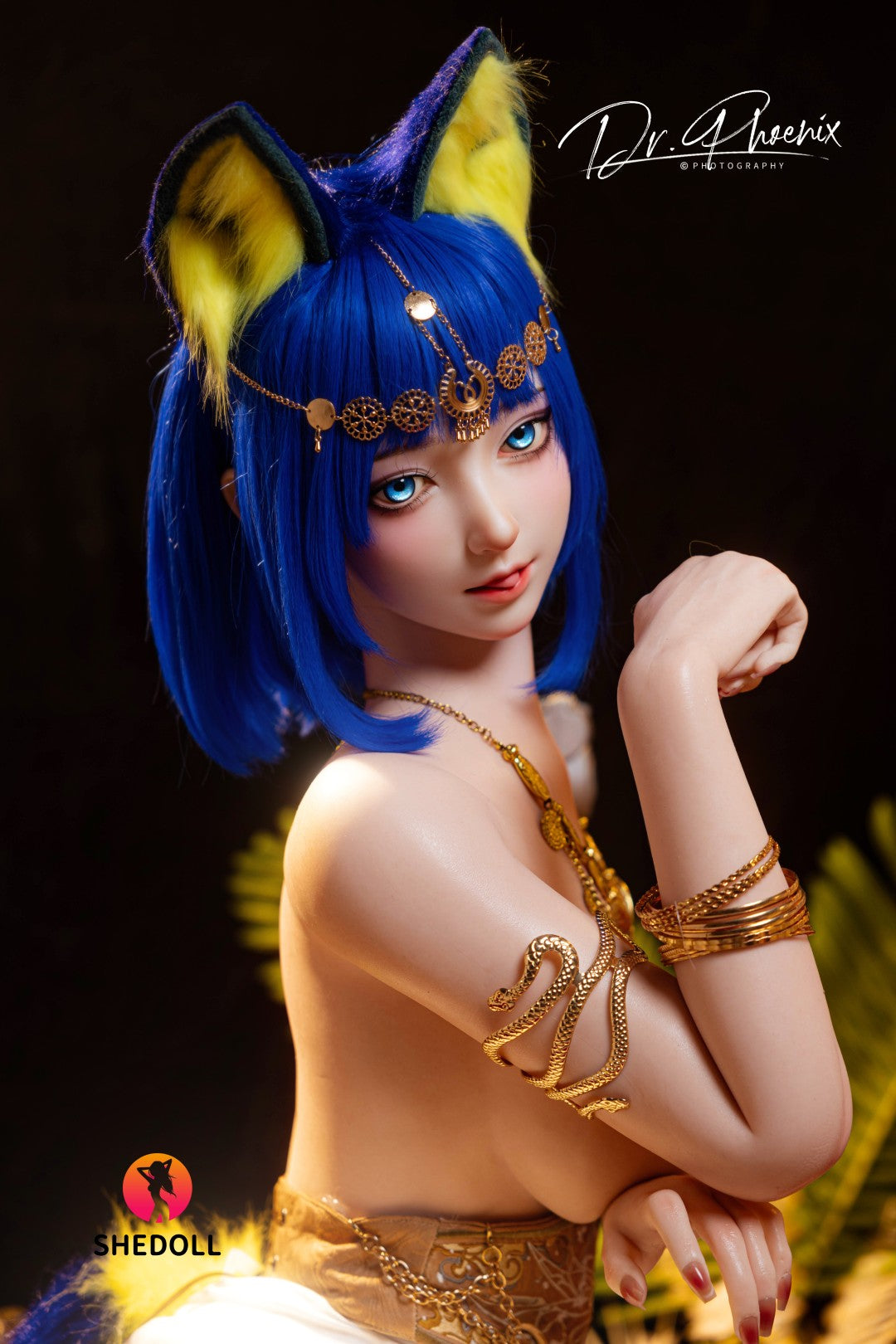 Ankha poupée sexuelle (SHEDOLL 168cm D-Cup # SH192 2.0 Silicone)