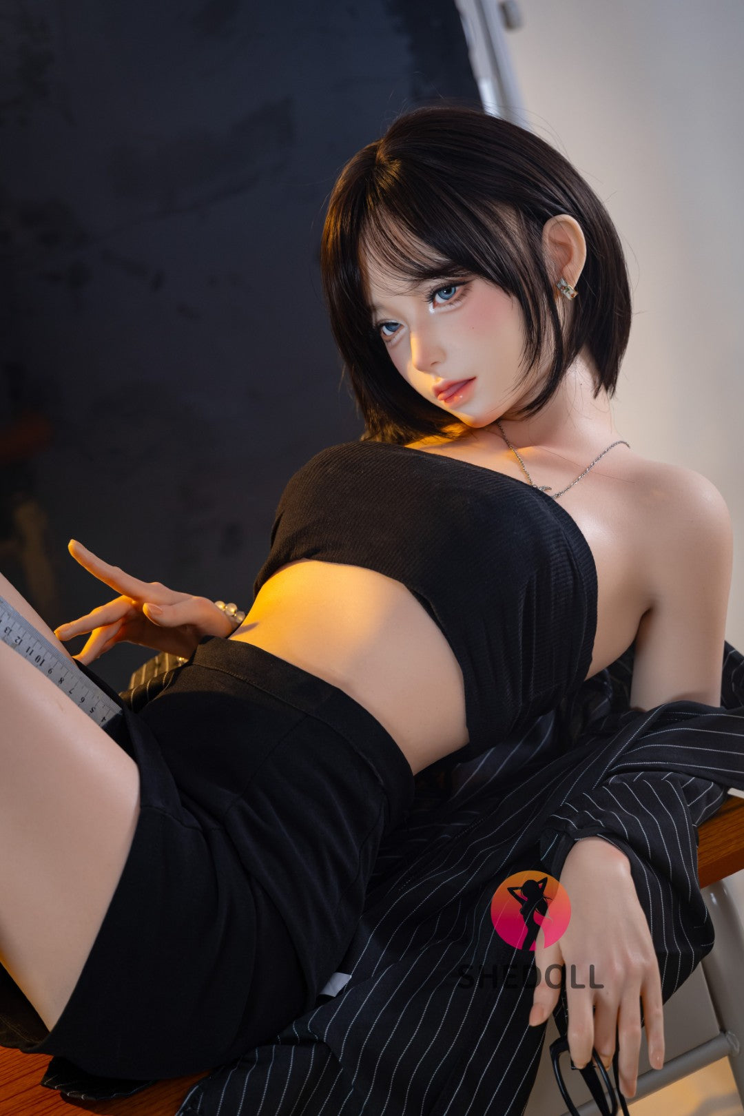 Lina poupée sexuelle (SHEDOLL 152 cm A-CUP # SH200 2.0 Silicone)