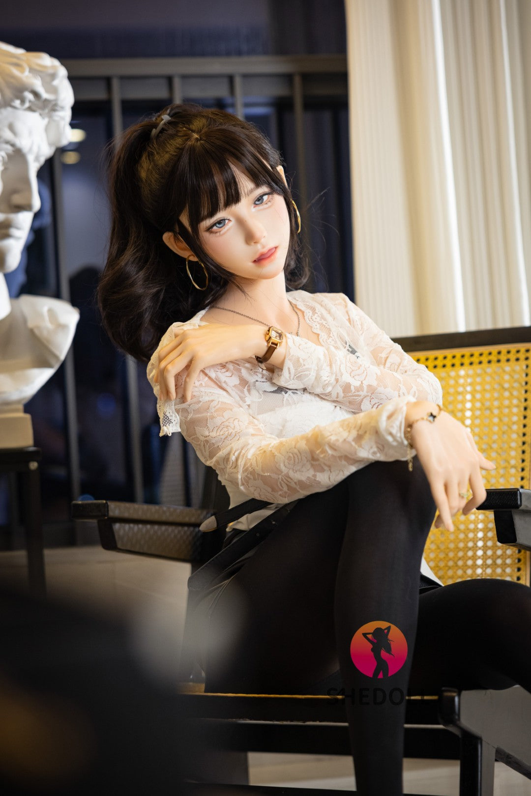 Lina poupée sexuelle (SHEDOLL 152 cm A-CUP # SH202 2.0 Silicone)