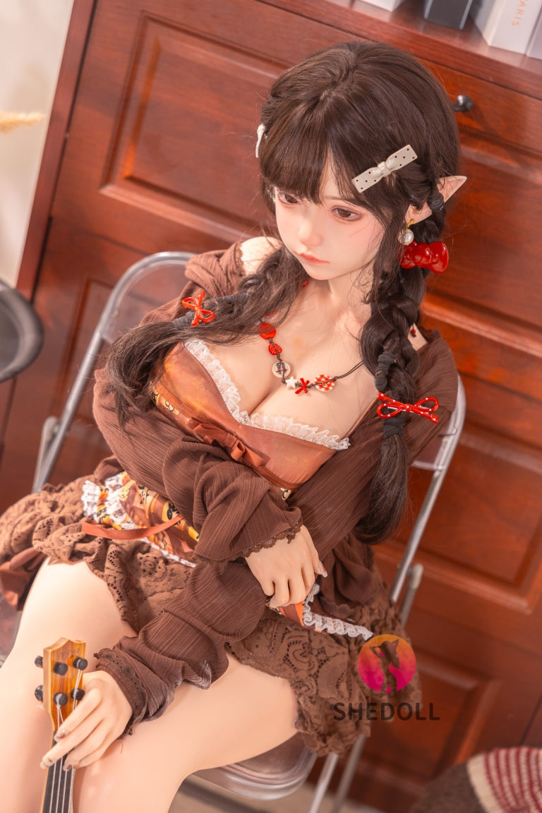 Aileen poupée sexuelle (SHEDOLL Bonnet G 145 cm #SH215 Silicone)