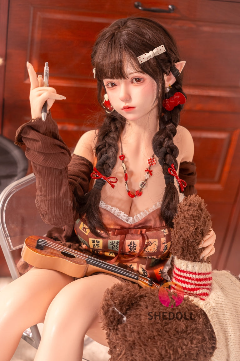 Aileen poupée sexuelle (SHEDOLL Bonnet G 145 cm #SH215 Silicone)