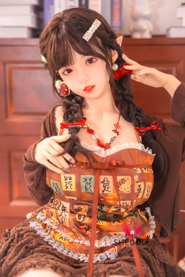 Aileen poupée sexuelle (SHEDOLL Bonnet G 145 cm #SH215 Silicone)