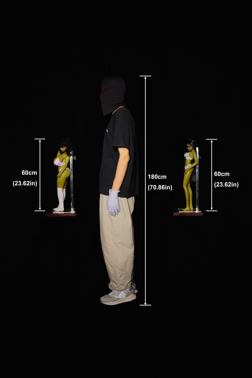 Chéri poupée sexuelle (Climax Doll Mini bonnet J 60cm Silicone)