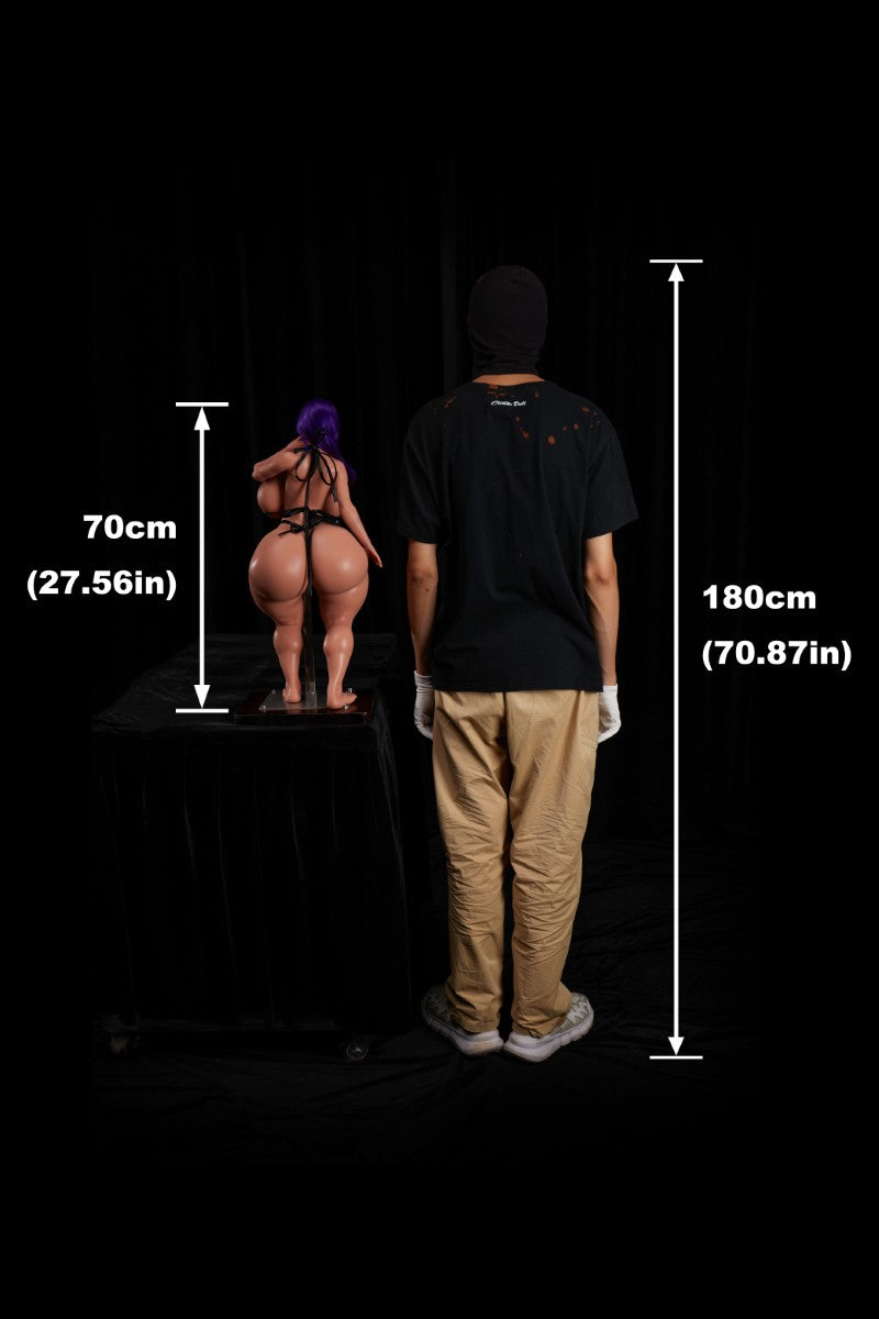 Dacia poupée sexuelle (Climax Doll Mini bonnet S 70cm Silicone)