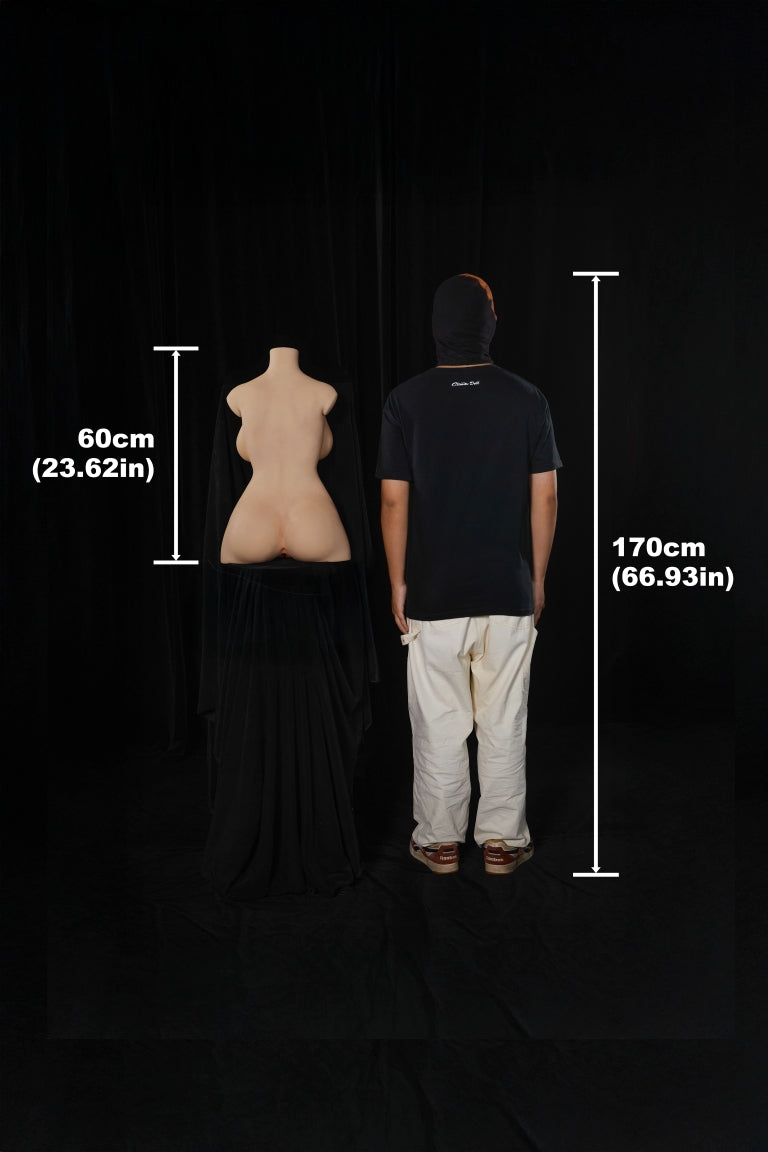 Torse 662# poupée sexuelle (Climax Doll ULW 60cm E-cup Silicone)