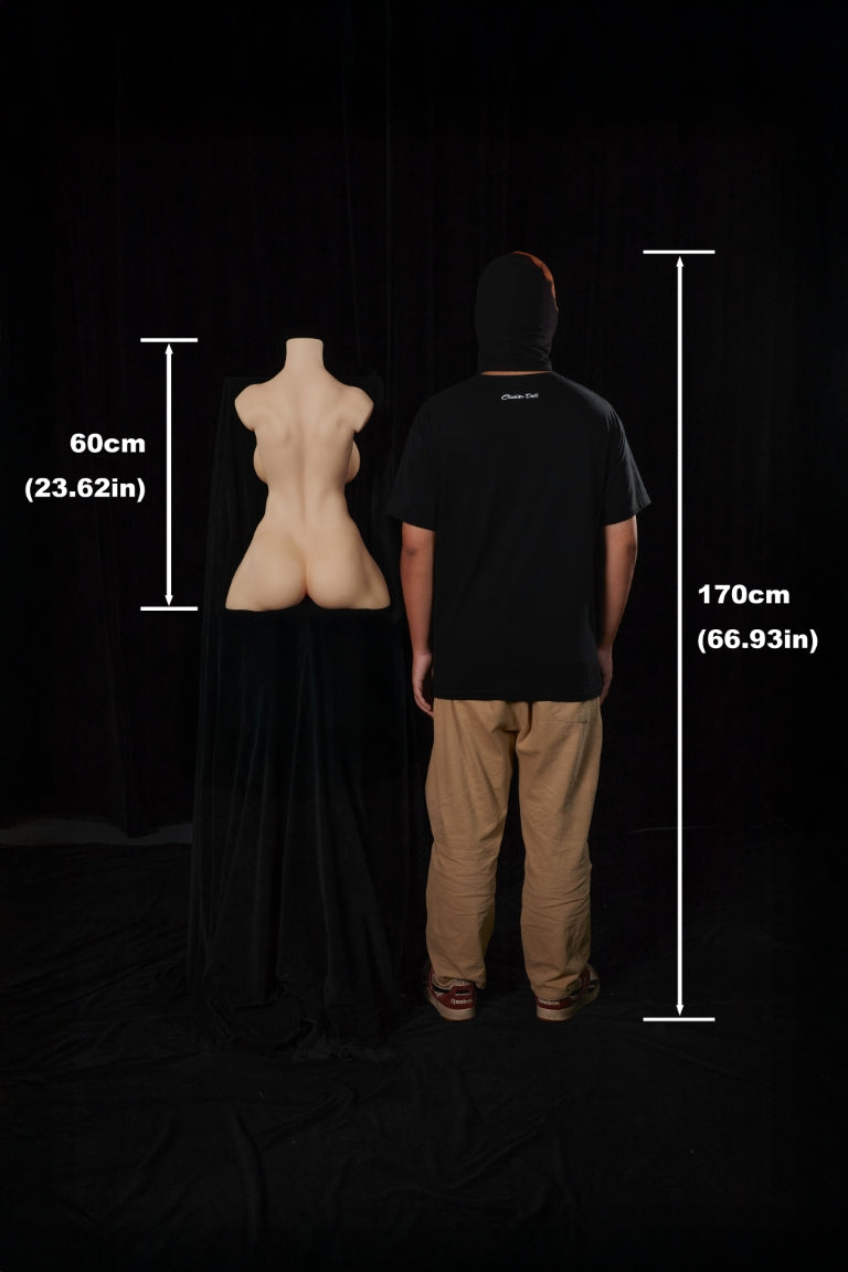 Torse 663# poupée sexuelle (Climax Doll ULW 60cm F cup Silicone)