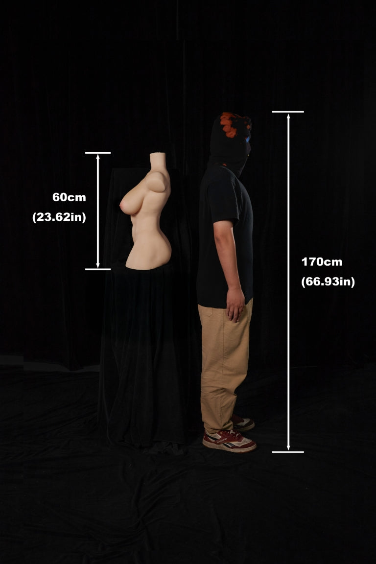 Torse 663# poupée sexuelle (Climax Doll ULW 60cm F cup Silicone)