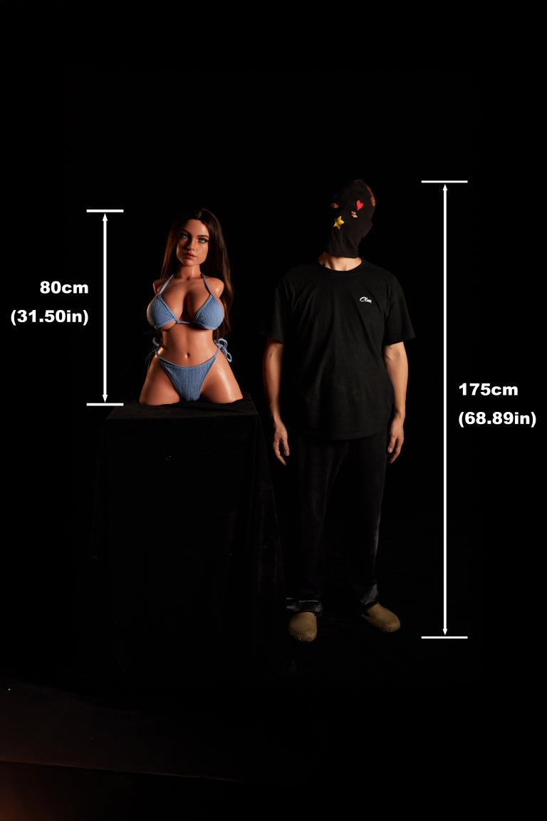 Élisa Torse poupée sexuelle (Climax Doll ULW 80cm G cup Silicone)