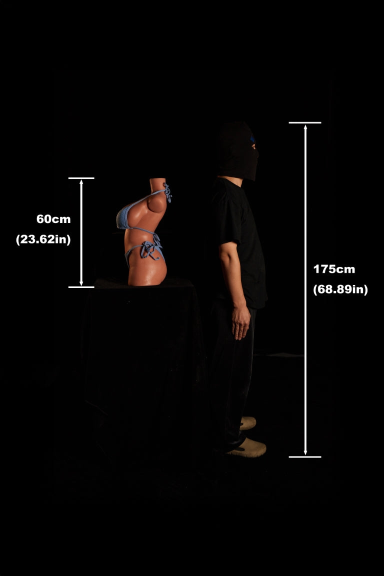 Torse 664# poupée sexuelle (Climax Doll ULW 60cm G cup Silicone)