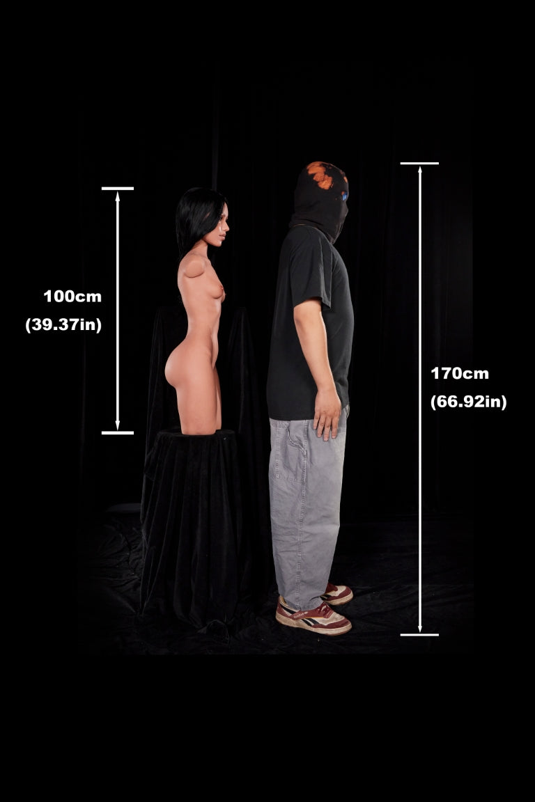 Torse de corbeau poupée sexuelle (Climax Doll ULW 100 cm bonnet A en silicone)