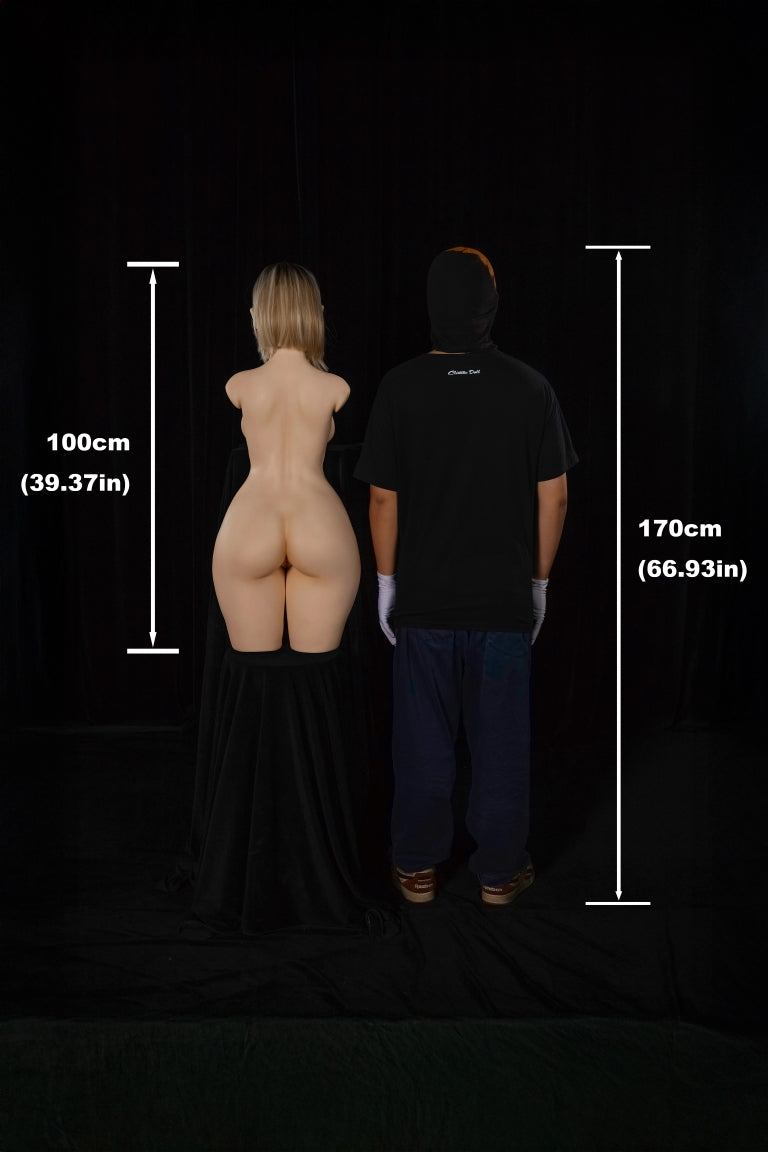 Torse d'Eydis poupée sexuelle (Climax Doll ULW 80cm E-cup Silicone)