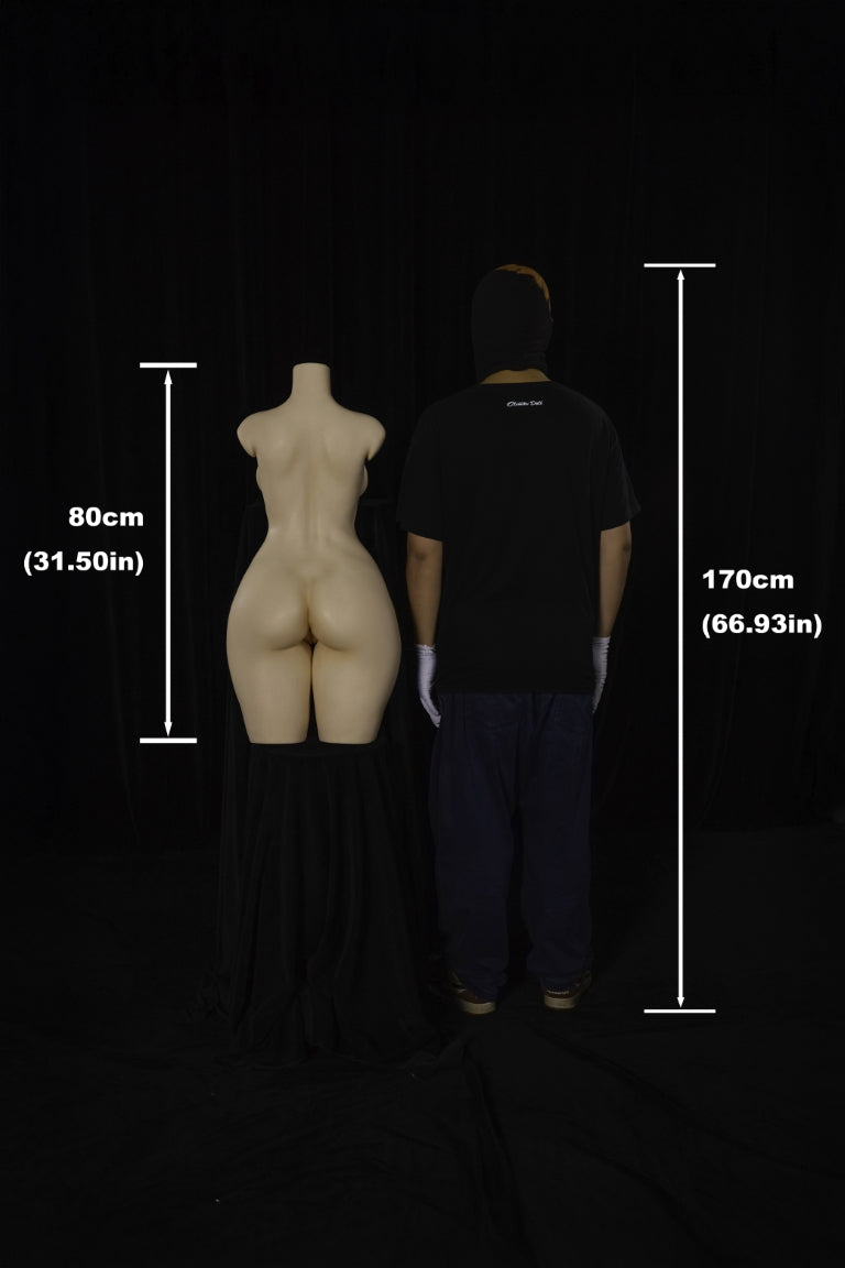 Torse 882# poupée sexuelle (Climax Doll ULW 100 cm E-tasse Silicone)