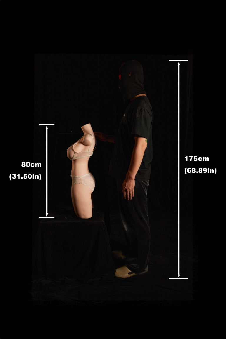 Torse 883# poupée sexuelle (Climax Doll ULW 80cm E-cup Silicone)