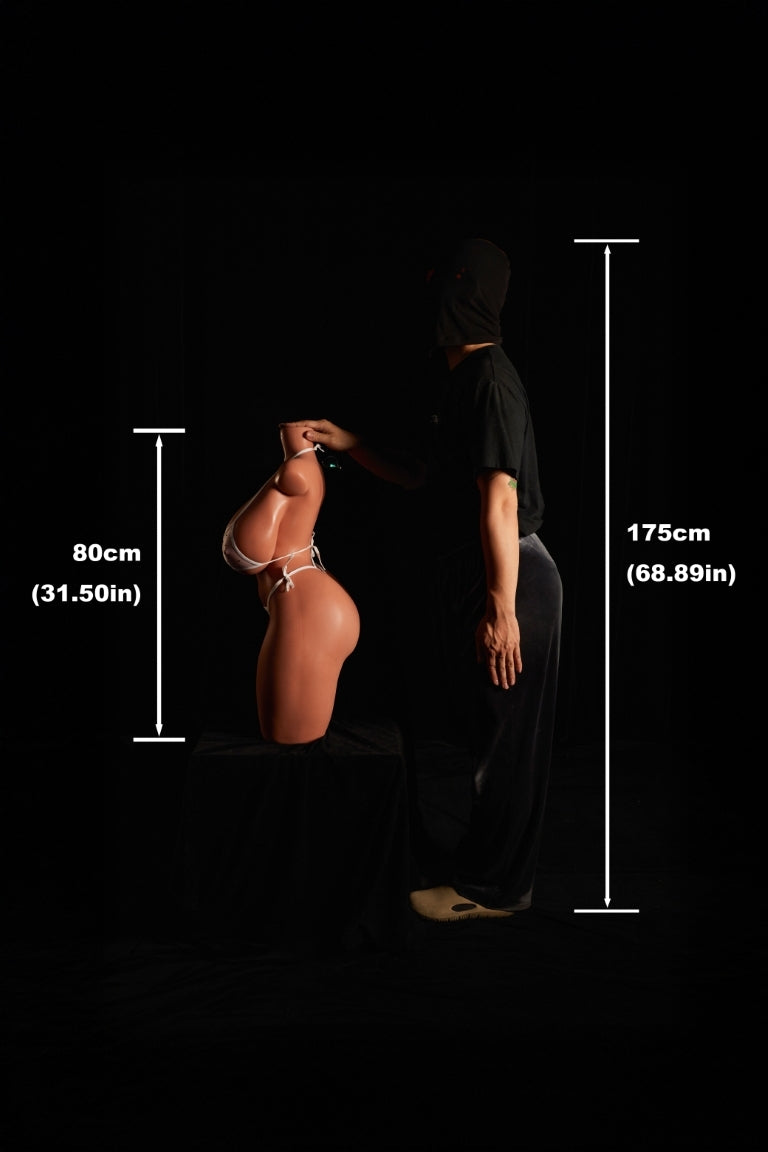 Torse 884# poupée sexuelle (Climax Doll ULW 80 cm K-cup Silicone)