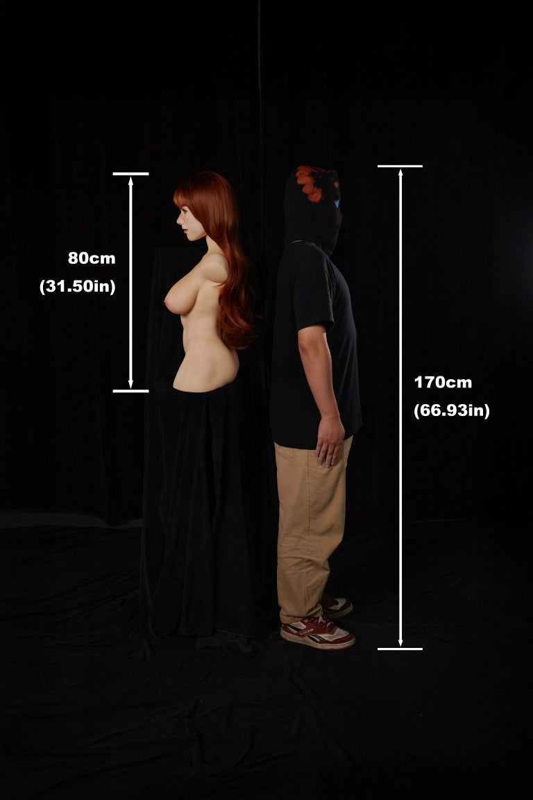 Torse de Livia poupée sexuelle (Climax Doll ULW 80cm F cup Silicone)