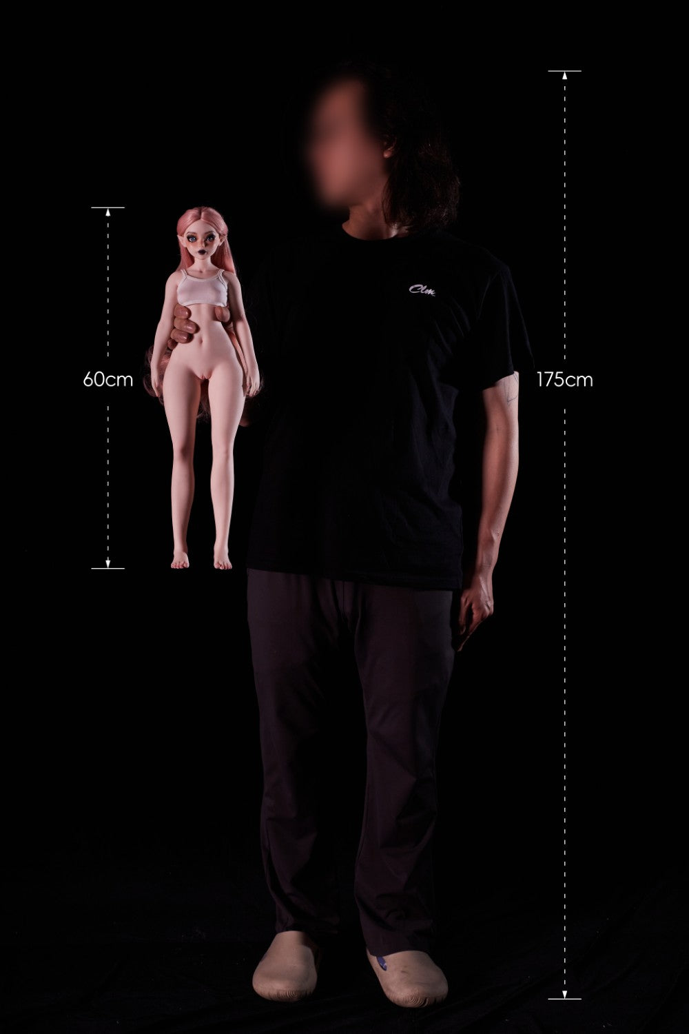 Hilary poupée sexuelle (Climax Doll Mini 60 cm en silicone A-Cup)