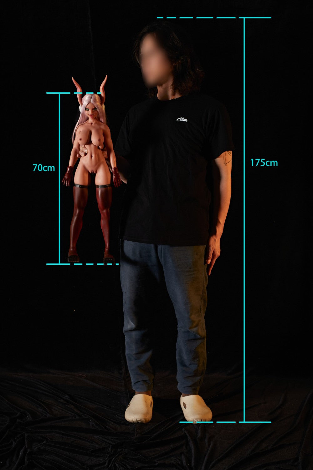 Mila poupée sexuelle (Climax Doll Mini bonnet D 70cm Silicone)