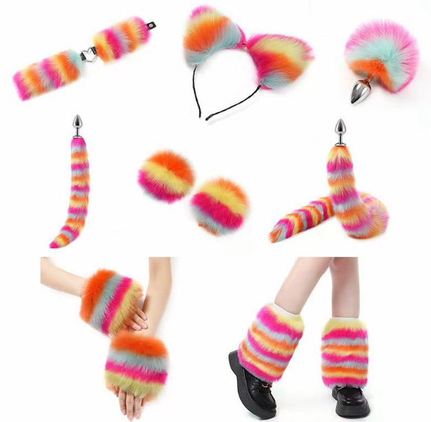 Furry Tenue En Fourrure Colorée (Lot de 11 pièces)