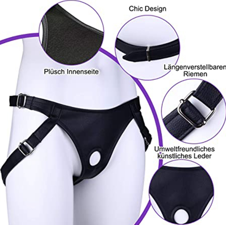 Double Gode Ceinture - Plaisir Pour Les Deux Mains