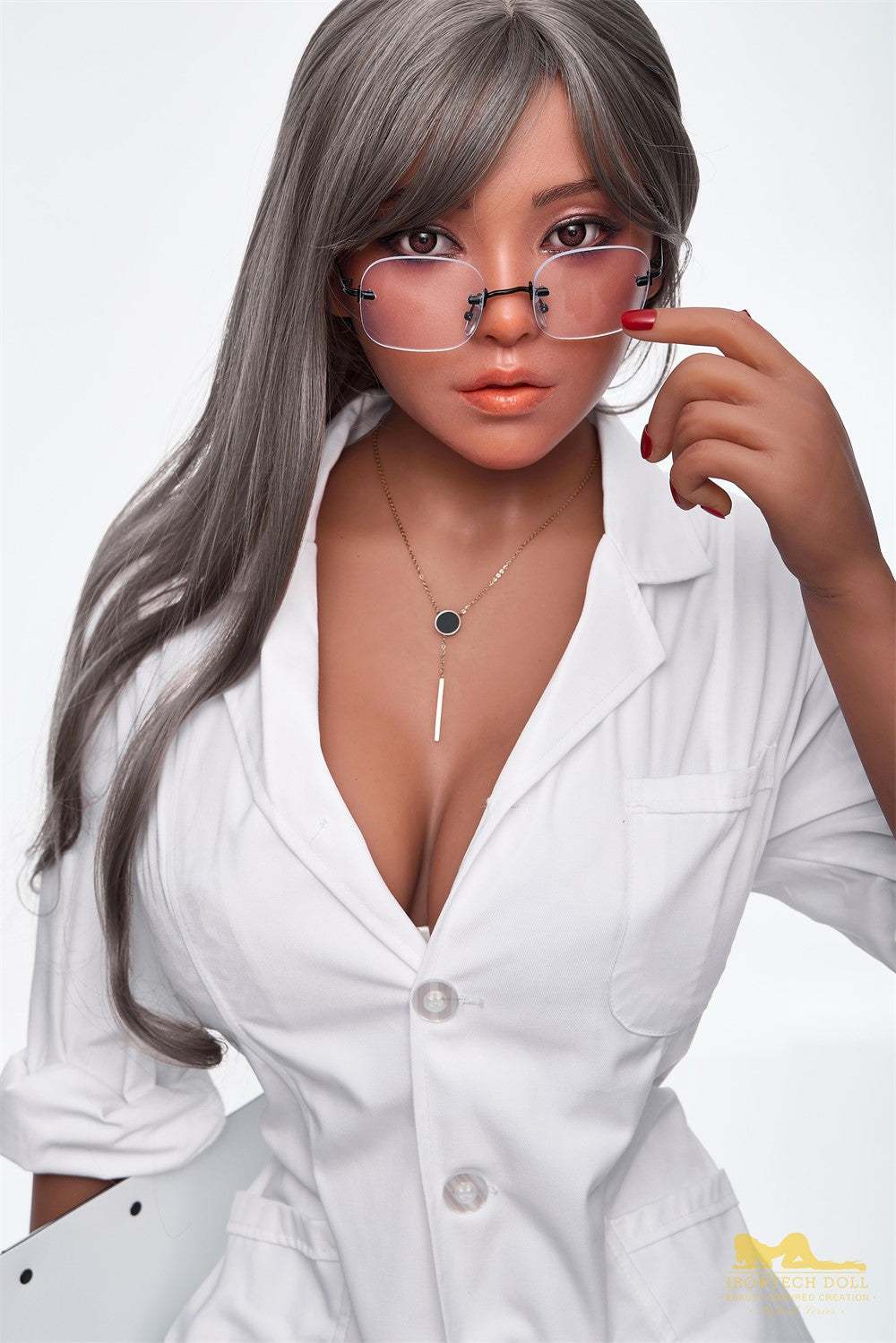 Tamika poupée sexuelle (Irontech Doll 164 cm (G-Cup S40 TPE+Silicone)