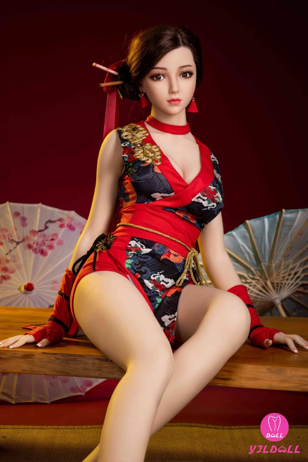 Joler poupée sexuelle (YJL Doll 165 cm D-Cup # 439 TPE + Silicone)