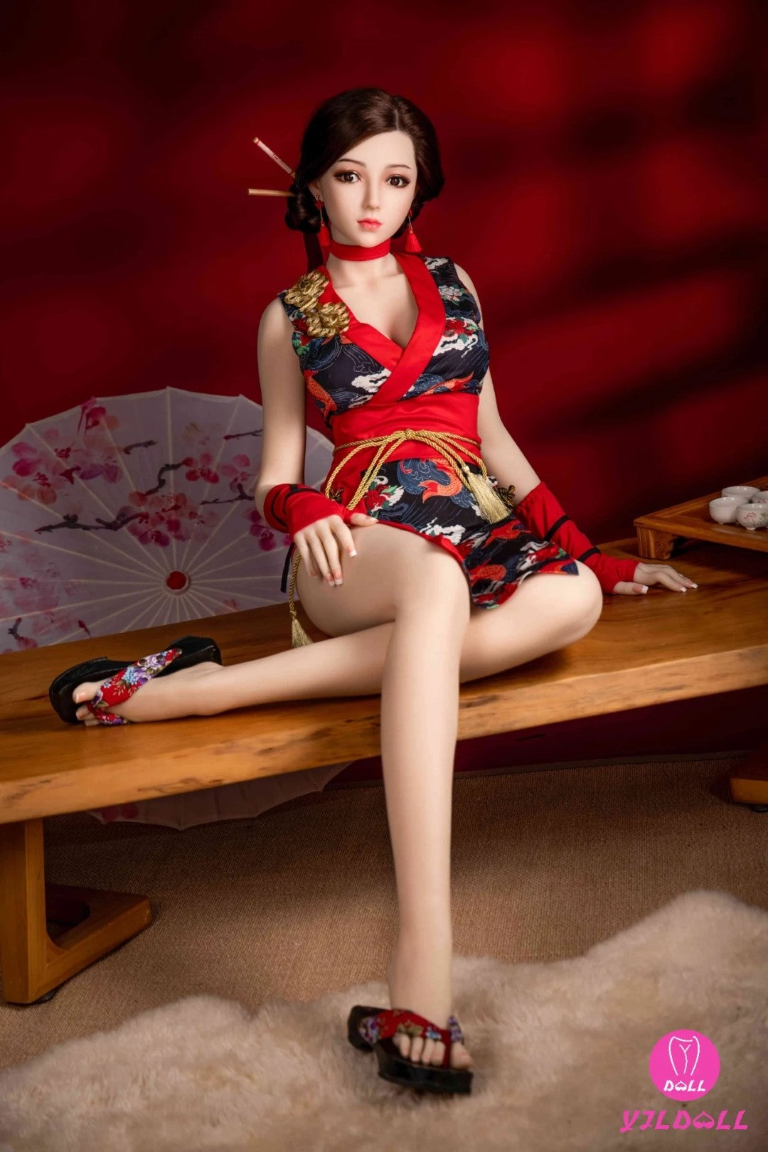 Joler poupée sexuelle (YJL Doll 165 cm D-Cup # 439 TPE + Silicone)