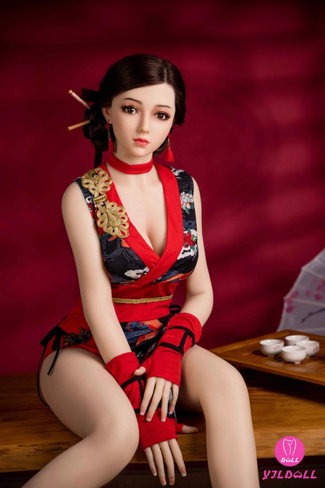 Joler poupée sexuelle (YJL Doll 165 cm D-Cup # 439 TPE + Silicone)