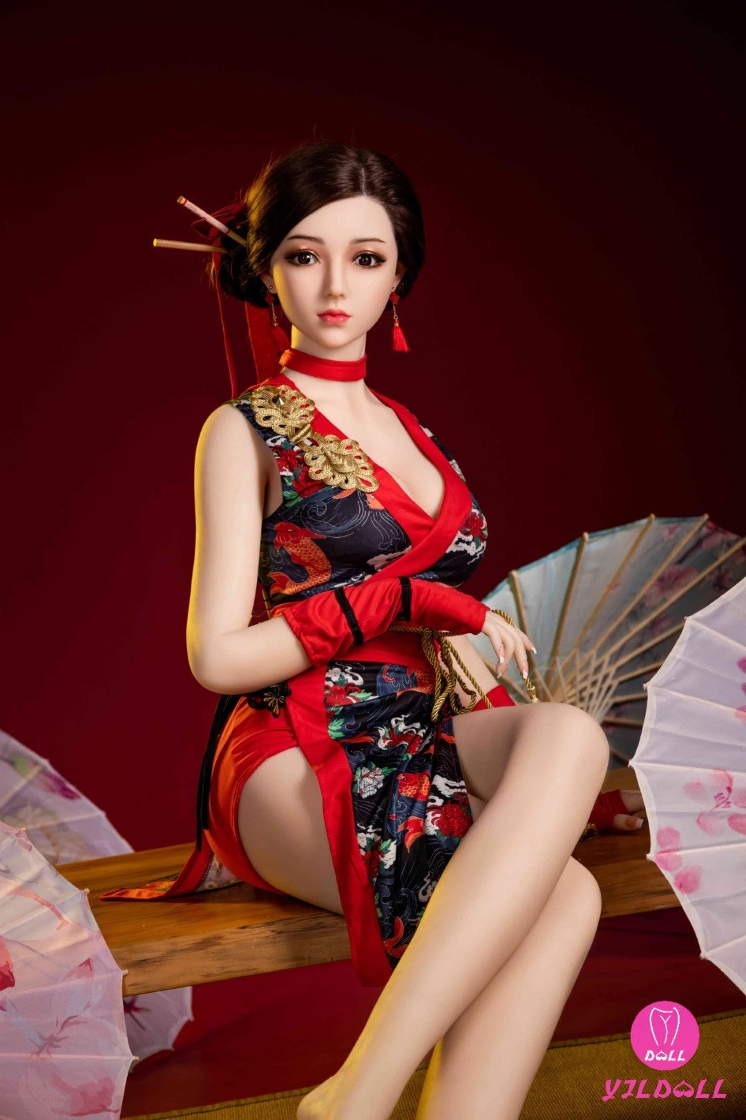 Joler poupée sexuelle (YJL Doll 165 cm D-Cup # 439 TPE + Silicone)