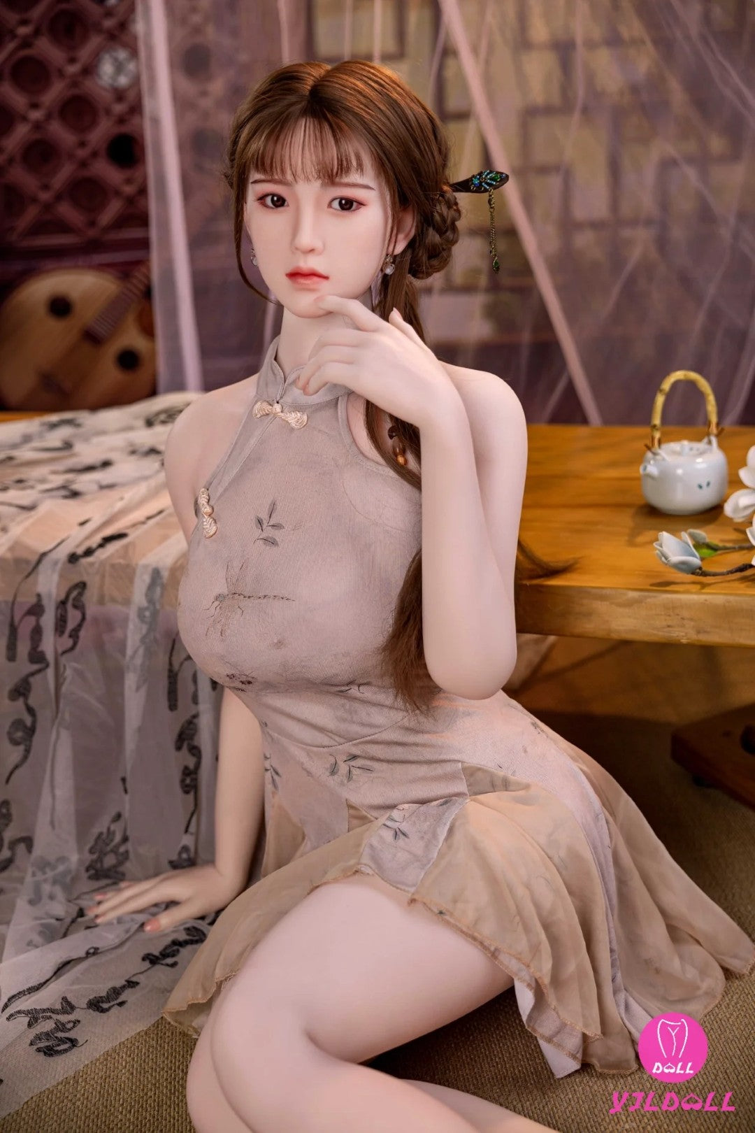 Emmy poupée sexuelle (YJL Doll 165cm D-Cup # 396 TPE + Silicone)