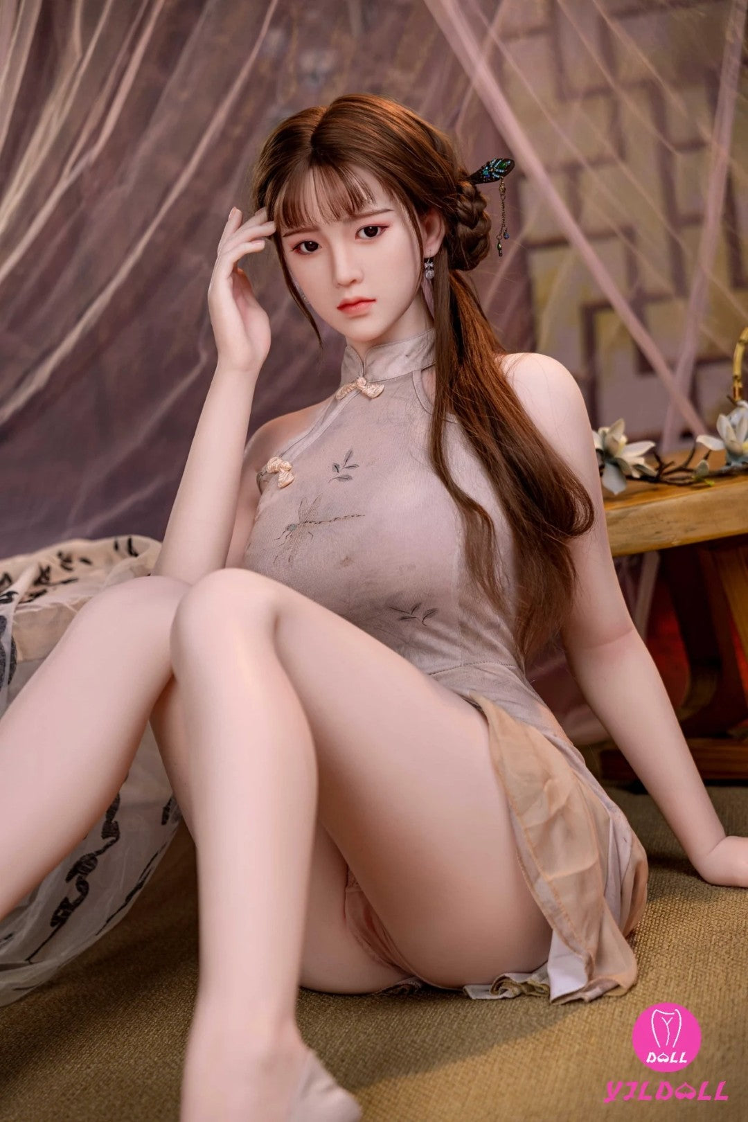 Emmy poupée sexuelle (YJL Doll 165cm D-Cup # 396 TPE + Silicone)